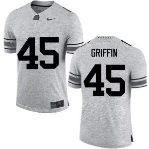 NCAA Ohio State Buckeyes Men's #45 Archie Griffin Gray Nike Football College Jersey CXD1745NG